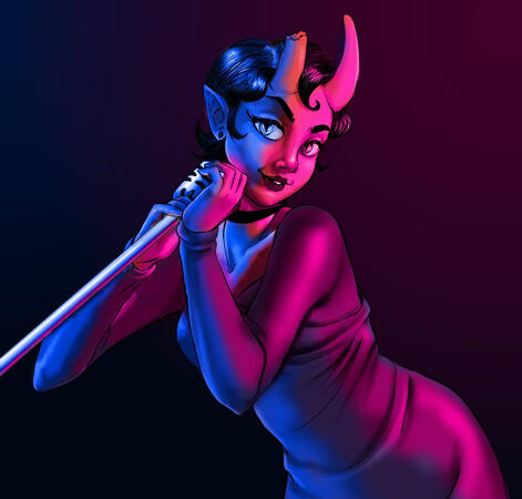 Scratch, tiefling bard