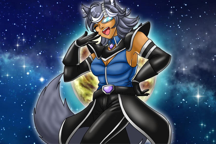 Feminine Space Wolf