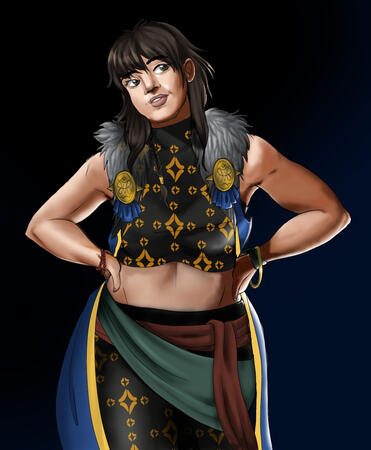 Feo, human fighter